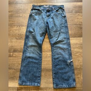 Men's Wrangler Retro Blue Bootcut Jeans